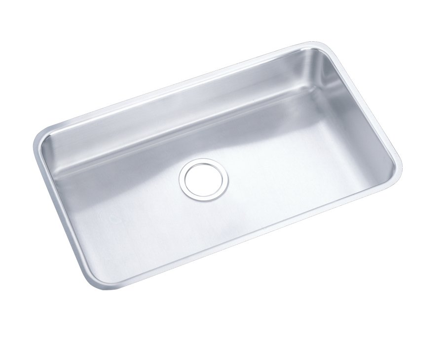 Lustertone® Classic Stainless Steel 30-1/2" x 18-1/2" x 7-1/2" Single Bowl Undermount Sink