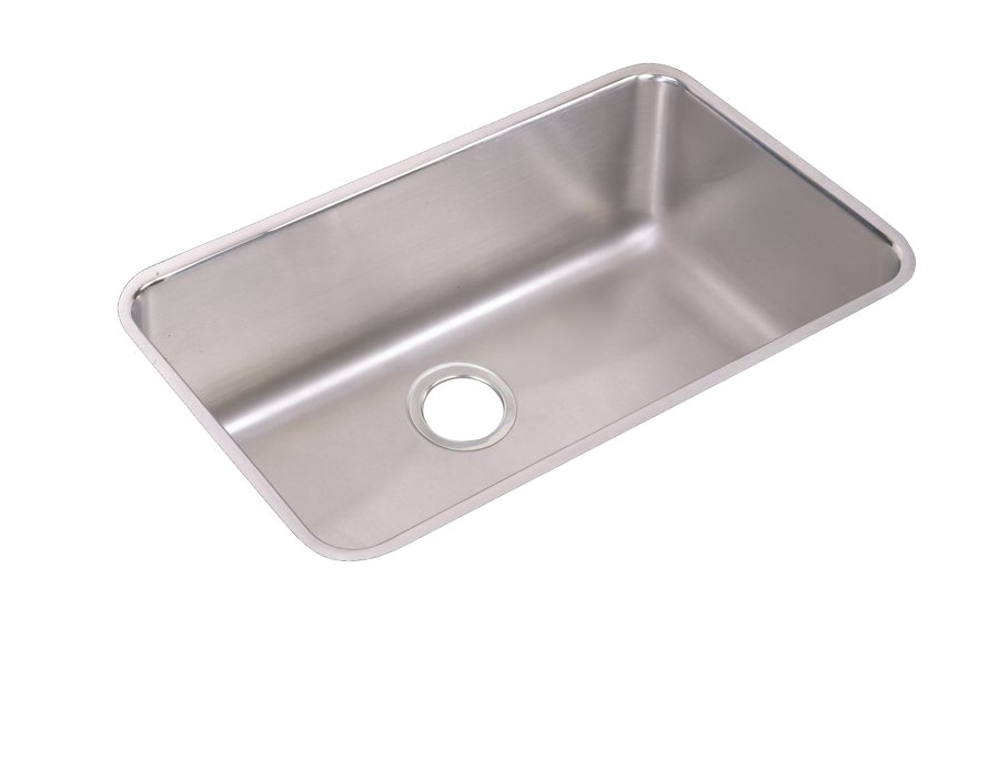 Lustertone® Classic Stainless Steel 30-1/2" x 18-1/2" x 10" Single Bowl Undermount Sink Kit