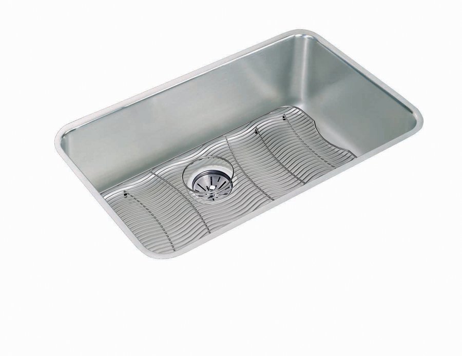 Lustertone® Classic Stainless Steel 30-1/2" x 18-1/2" x 11-1/2" Single Bowl Undermount Sink Kit