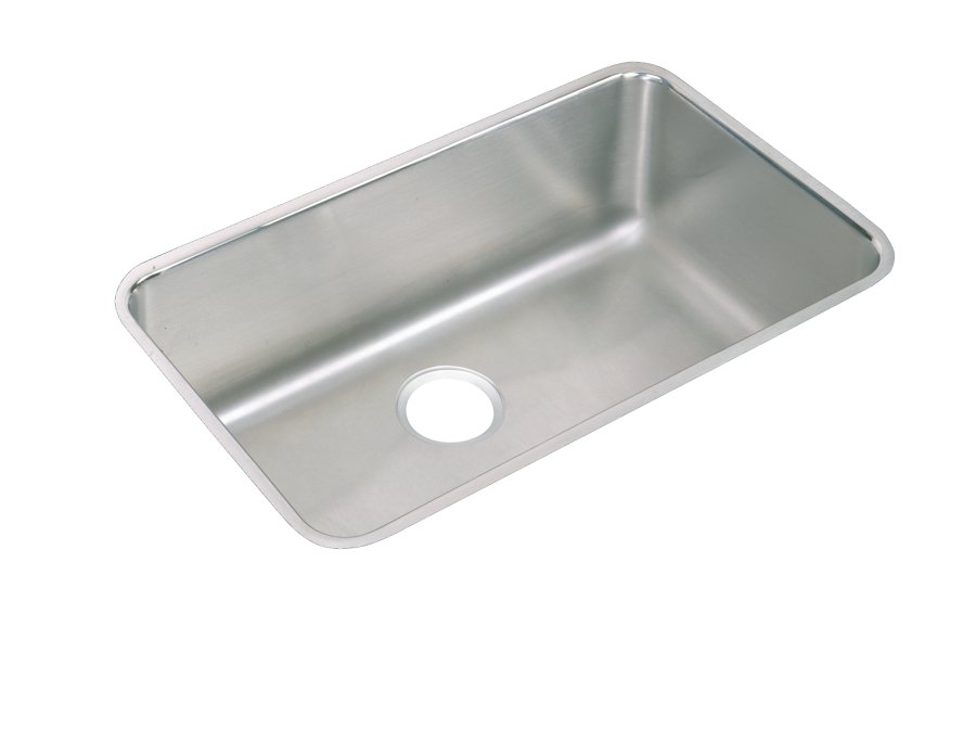 Lustertone® Classic Stainless Steel 30-1/2" x 18-1/2" x 11-1/2" Single Bowl Undermount Sink Kit