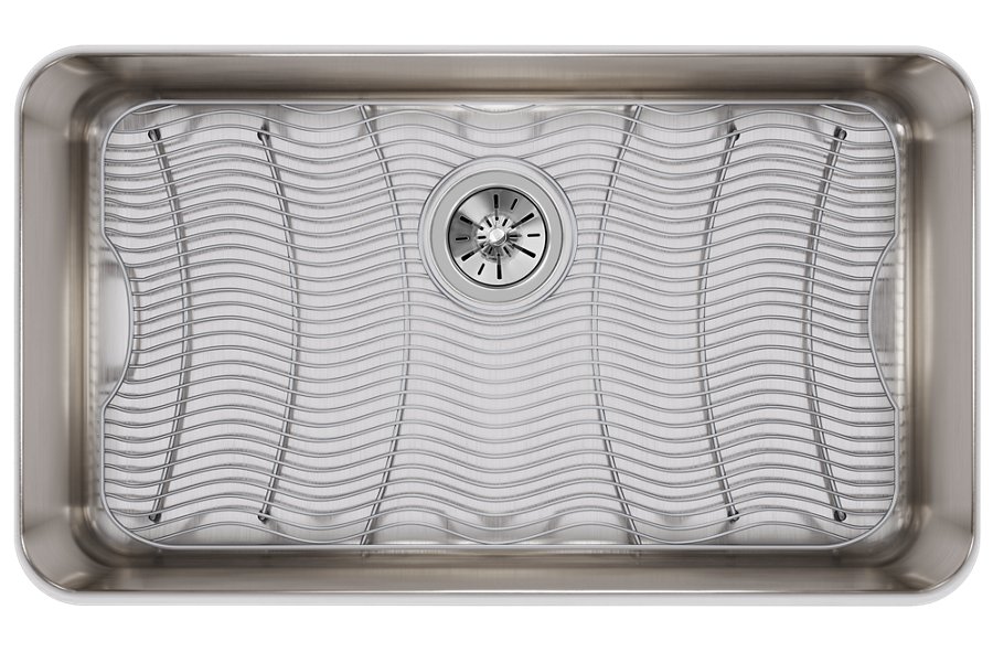 Lustertone® Classic Stainless Steel, 30-1/2" x 18-1/2" x 7-1/2" Single Bowl Undermount Sink Kit