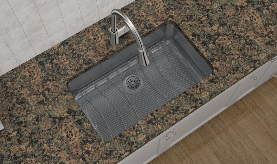 Lustertone® Classic Stainless Steel, 30-1/2" x 18-1/2" x 7-1/2" Single Bowl Undermount Sink with Perfect Drain®