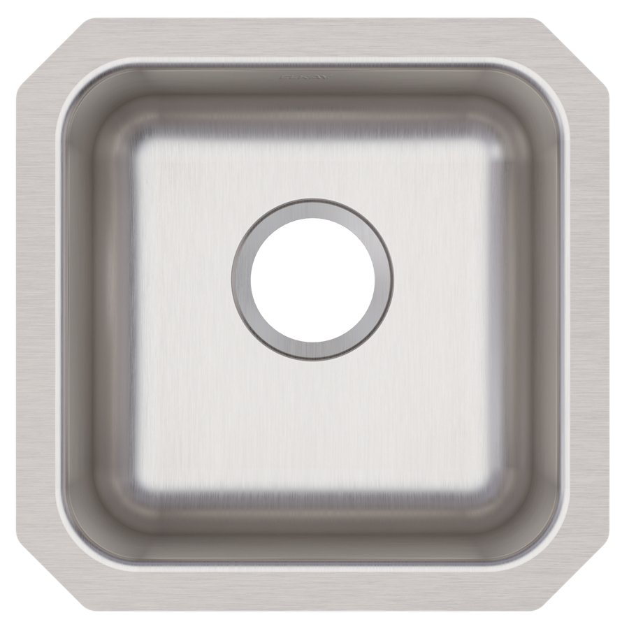 Lustertone® Classic Stainless Steel 14-1/2" x 14-1/2" x 5-3/8" Single Bowl Undermount ADA Sink