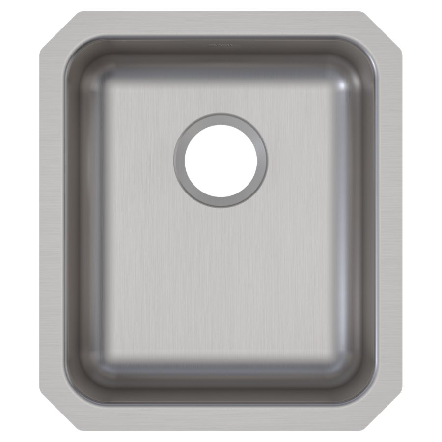 Lustertone® Classic Stainless Steel 16" x 18-1/2" x 5-3/8" Single Bowl Undermount ADA Sink