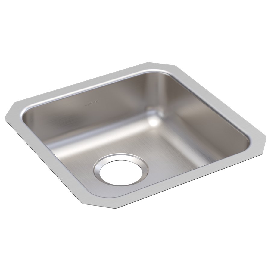 Lustertone® Classic Stainless Steel 16-1/2" x 16-1/2" x 5-3/8" Single Bowl Undermount ADA Sink