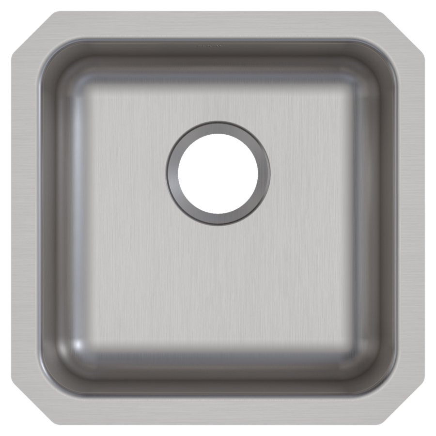 Lustertone® Classic Stainless Steel 16-1/2" x 16-1/2" x 5-3/8" Single Bowl Undermount ADA Sink