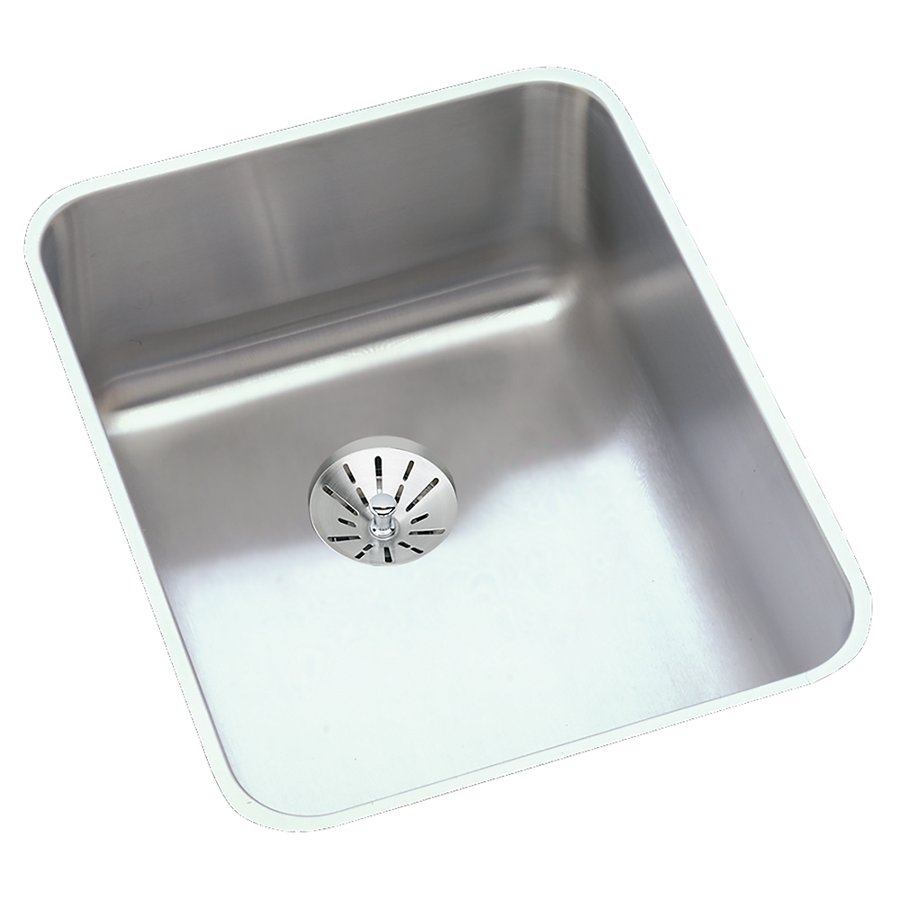 Lustertone® Classic Stainless Steel 16-1/2" x 20-1/2" x 4-7/8" Single Bowl Undermount ADA Sink w/Perfect Drain®