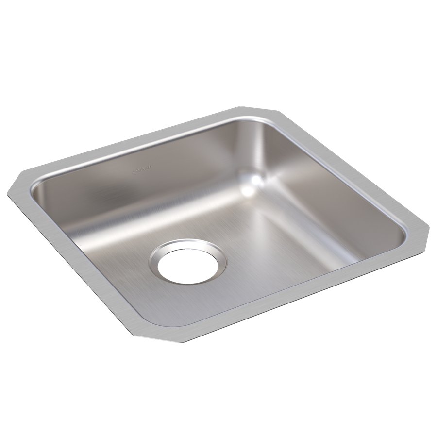 Lustertone® Classic Stainless Steel 18-1/2" x 18-1/2" x 5-3/8" Single Bowl Undermount ADA Sink