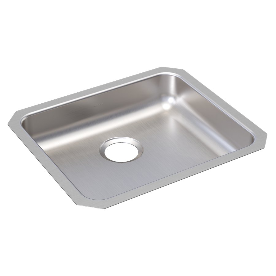 Lustertone® Classic Stainless Steel 21-1/2" x 18-1/2" x 4-3/8" Single Bowl Undermount ADA Sink