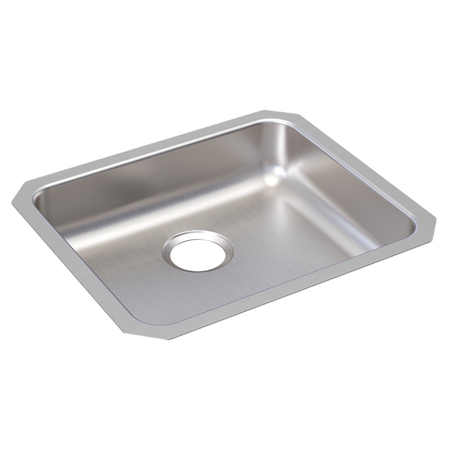 Lustertone® Classic Stainless Steel, 21-1/2" x 18-1/2" x 4-7/8" Single Bowl Undermount ADA Sink