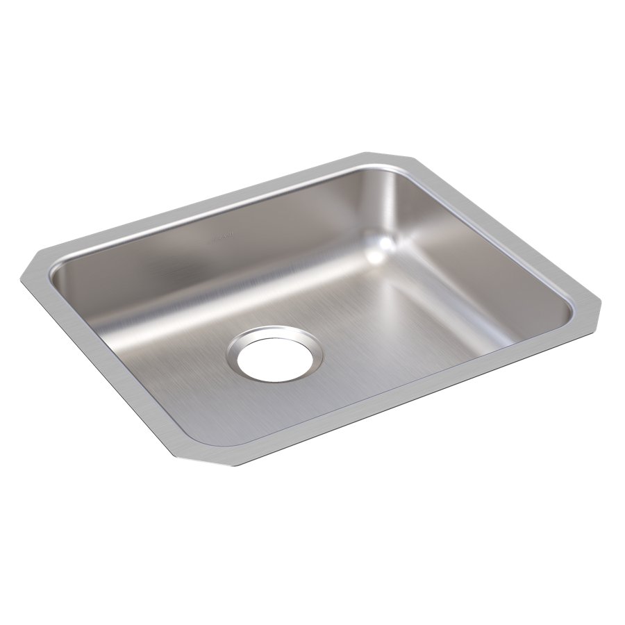 Lustertone® Classic Stainless Steel, 21-1/2" x 18-1/2" x 5-3/8" Single Bowl Undermount ADA Sink