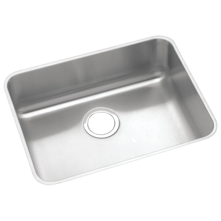 Lustertone® Classic Stainless Steel, 23-1/2" x 18-1/4" x 4-3/8" Single Bowl Undermount ADA Sink