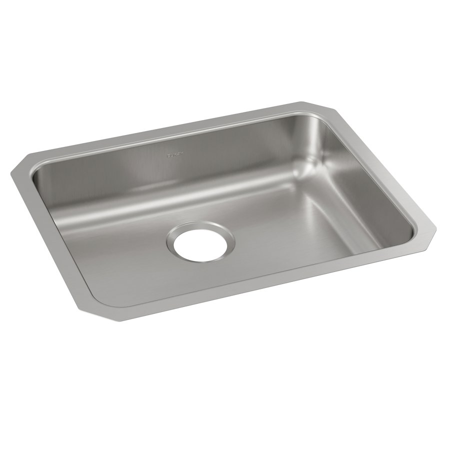 Lustertone® Classic Stainless Steel 23-1/2" x 18-1/4" x 5-3/8" Single Bowl Undermount ADA Sink