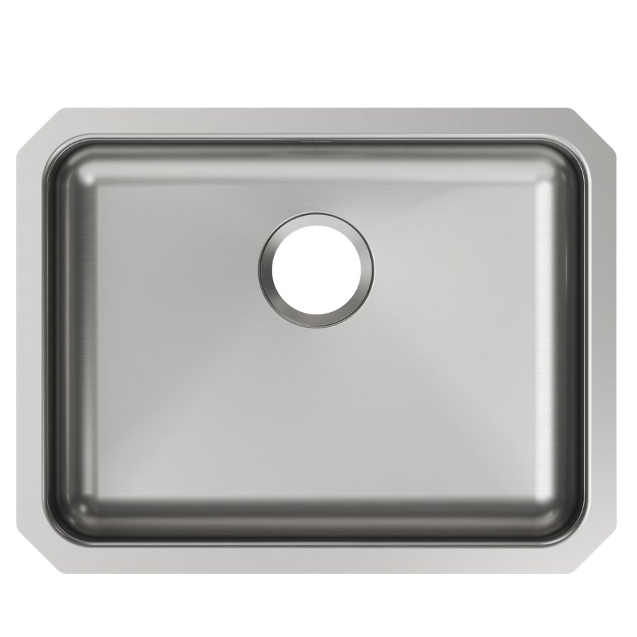 Lustertone® Classic Stainless Steel 23-1/2" x 18-1/4" x 5-3/8" Single Bowl Undermount ADA Sink