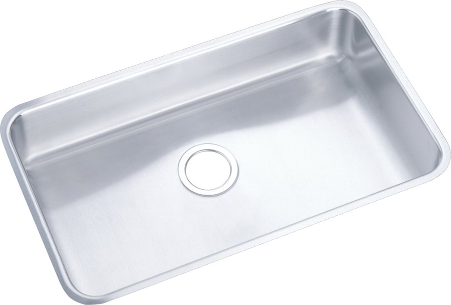 Lustertone® Classic Stainless Steel, 30-1/2" x 18-1/2" x 4-7/8" Single Bowl Undermount ADA Sink