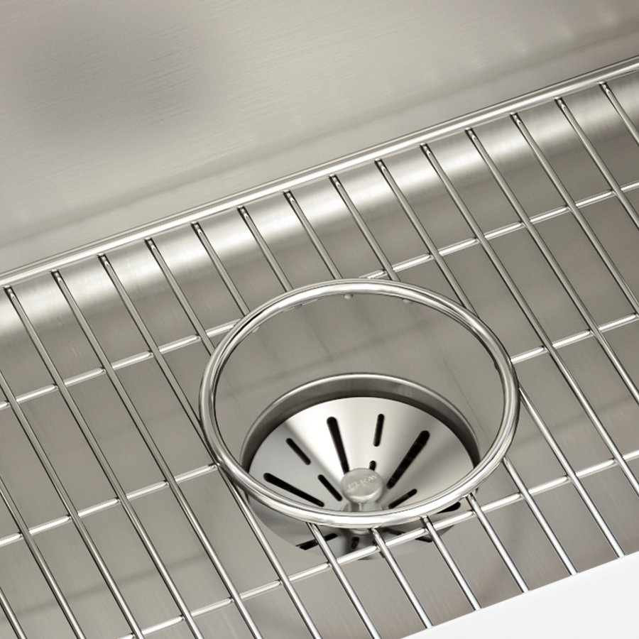 Lustertone Iconix® 16 Gauge Stainless Steel 23-1/2" x 18-1/4" x 9" Single Bowl Undermount Sink Kit with Perfect Drain®