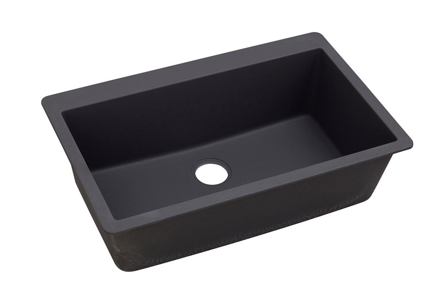 Quartz Luxe® 33" x 20-7/8" x 9-7/16" Single Bowl Drop-in Sink