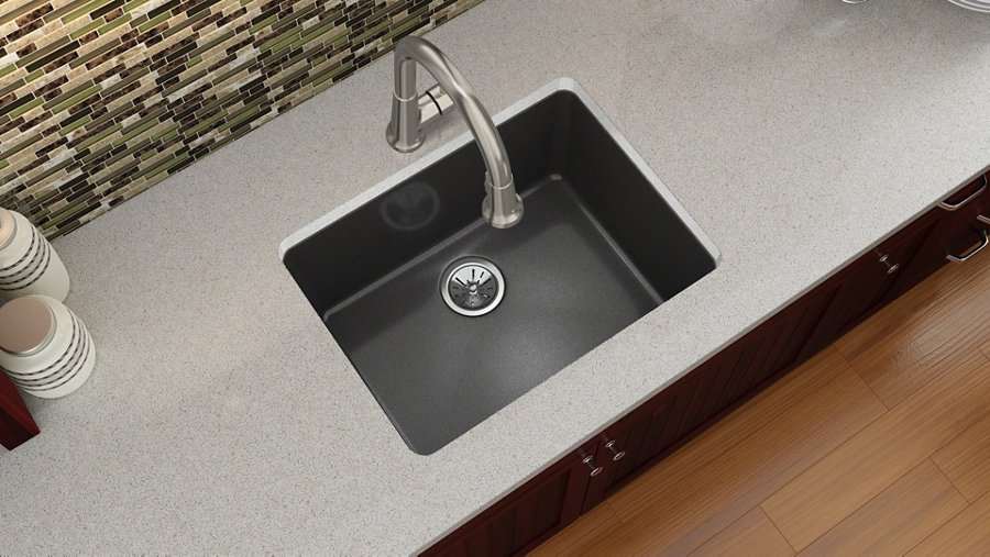 Quartz Luxe® 24-5/8" x 18-1/2" x 9-1/2" Single Bowl Undermount Sink