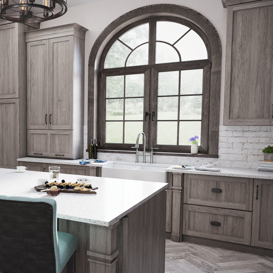 Burnham™ Fireclay 33" x 18" x 7-11/16" Double Bowl Farmhouse Sink White