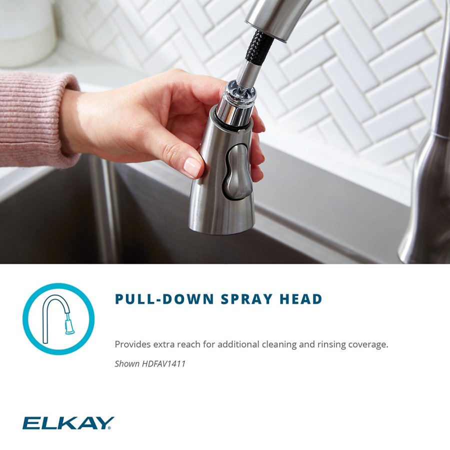 Avenue™ Single Hole Kitchen Faucet with Pull-down Spray and Lever Handle