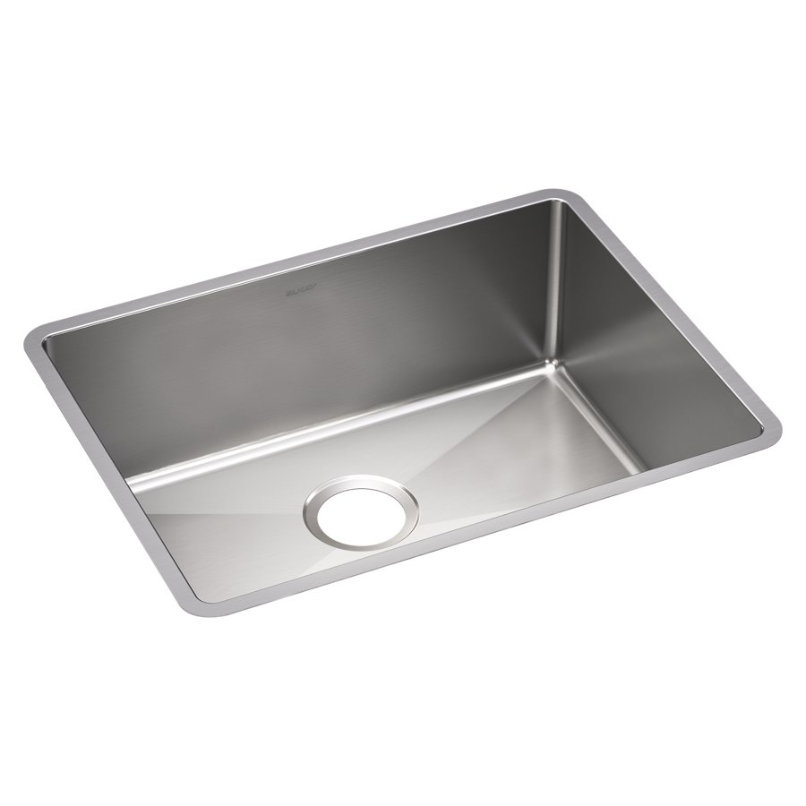 Crosstown® Stainless Steel 24" x 18-1/4" x 9" Single Bowl Undermount Sink