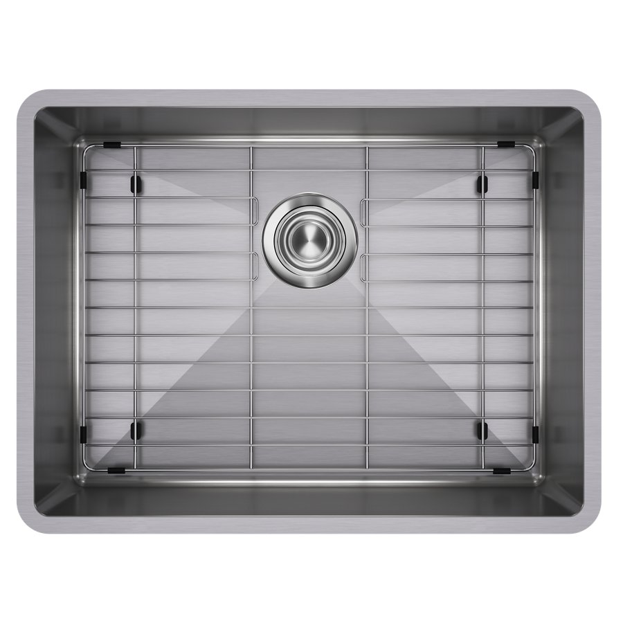 Crosstown® Stainless Steel 24" x 18-1/4" x 9" Single Bowl Undermount Sink