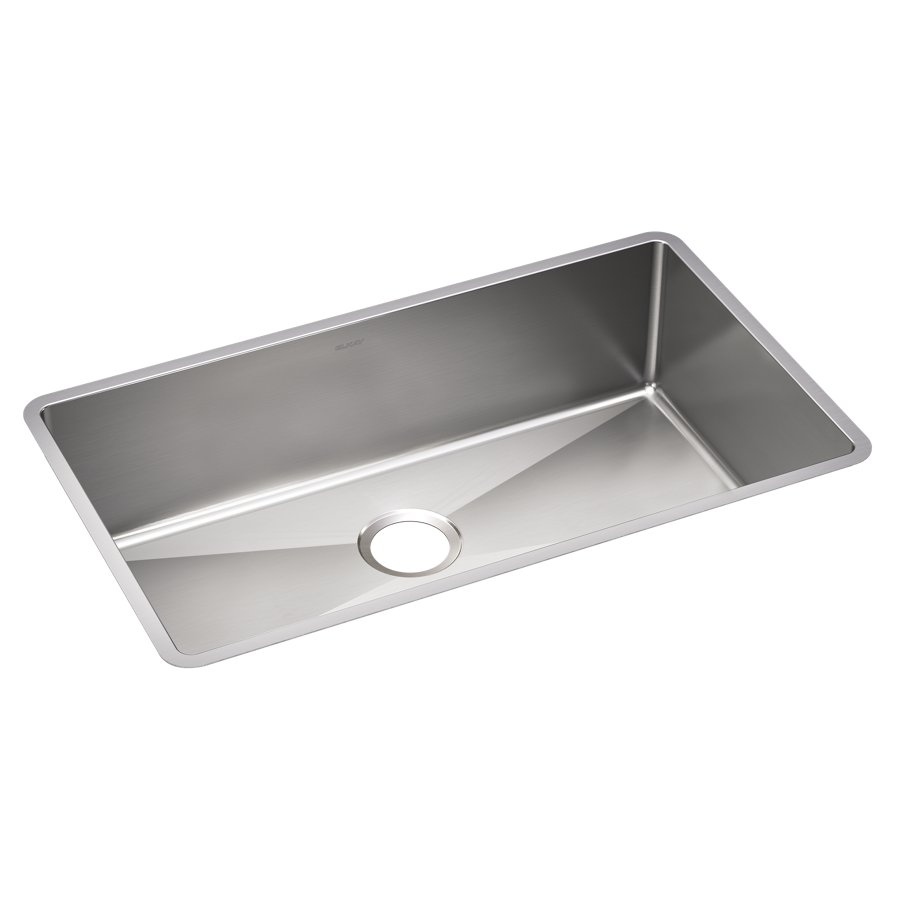 Crosstown® Stainless Steel 31-1/2" x 18-1/2" x 9" Single Bowl Undermount Sink