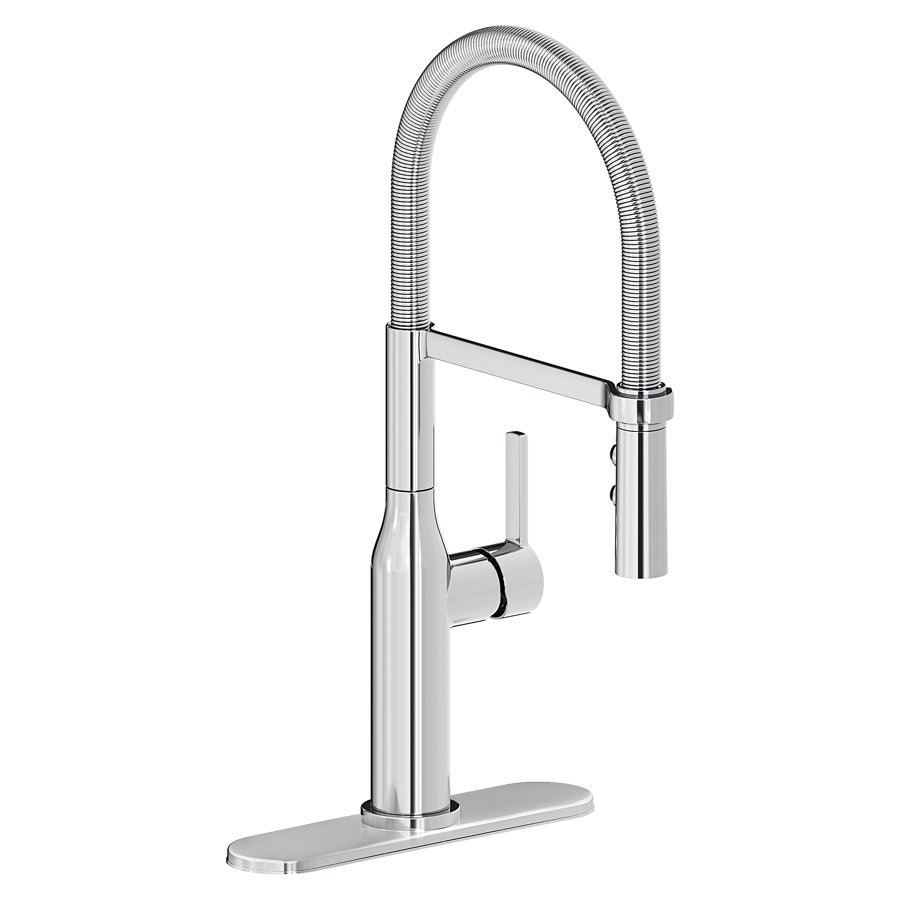 Avado® Single Hole Kitchen Faucet with Semi-professional Spout and Forward Only Lever Handle