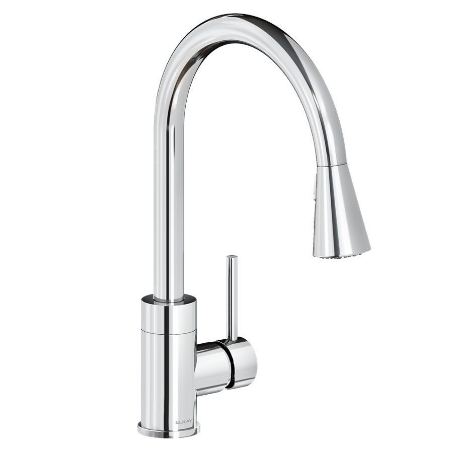 Avado® Single Hole Kitchen Faucet with Pull-down Spray and Forward Only Lever Handle