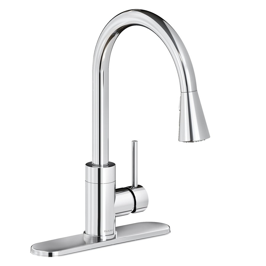 Avado® Single Hole Kitchen Faucet with Pull-down Spray and Forward Only Lever Handle