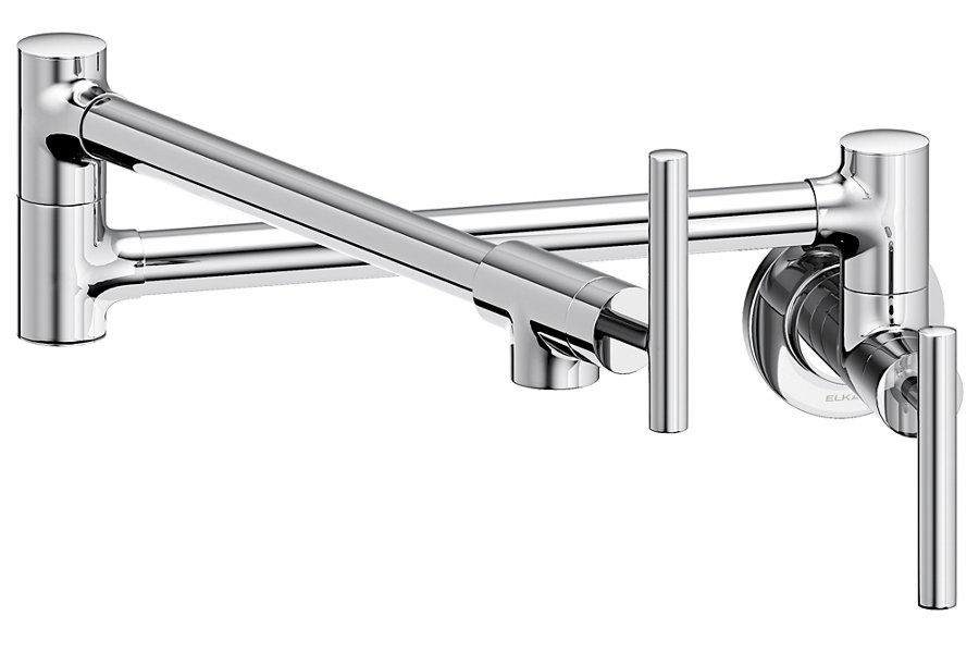 Avado® Wall Mount Single Hole Pot Filler Kitchen Faucet with Lever Handles
