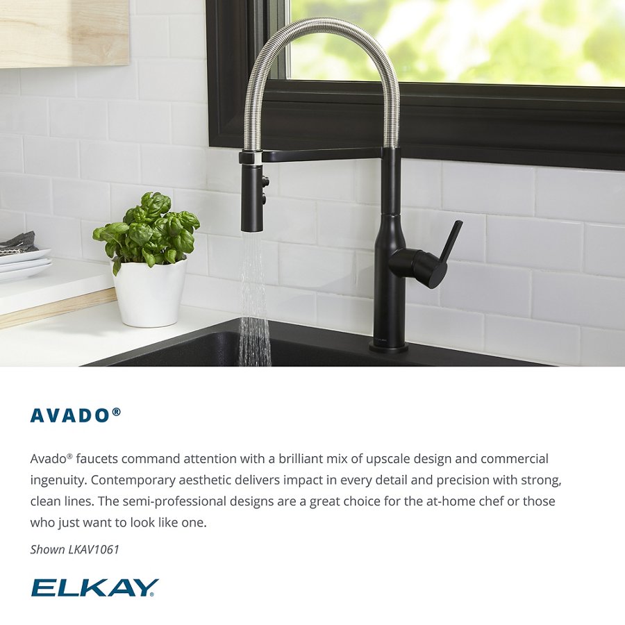 Avado® Wall Mount Single Hole Pot Filler Kitchen Faucet with Lever Handles