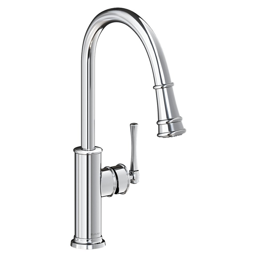Explore™ Single Hole Kitchen Faucet with Pull-down Spray and Forward Only Lever Handle