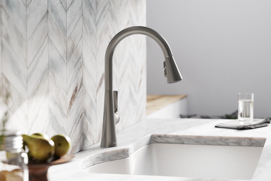 Harmony™ Single Hole Kitchen Faucet with Pull-down Spray and Forward Only Lever Handle