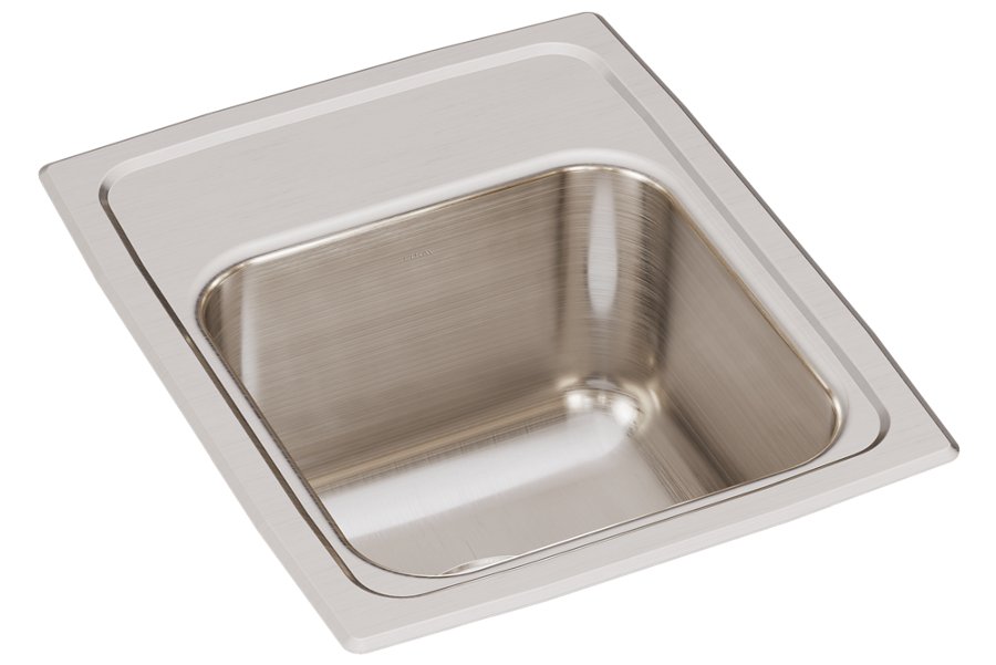 Lustertone® Classic Stainless Steel 13" x 16" x 7-5/8" Single Bowl Drop-in Sink
