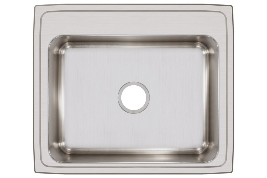 Lustertone® Classic Stainless Steel 25" x 21-1/4" x 7-7/8" Single Bowl Drop-in Sink
