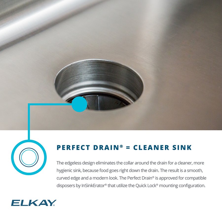 Lustertone® Classic Stainless Steel 33" x 22" x 8-1/8" Equal Double Bowl Drop-in Sink with Perfect Drain®