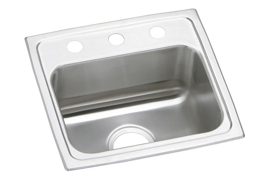 Celebrity® Stainless Steel 17" x 16" x 7-1/8" Single Bowl Drop-in Sink