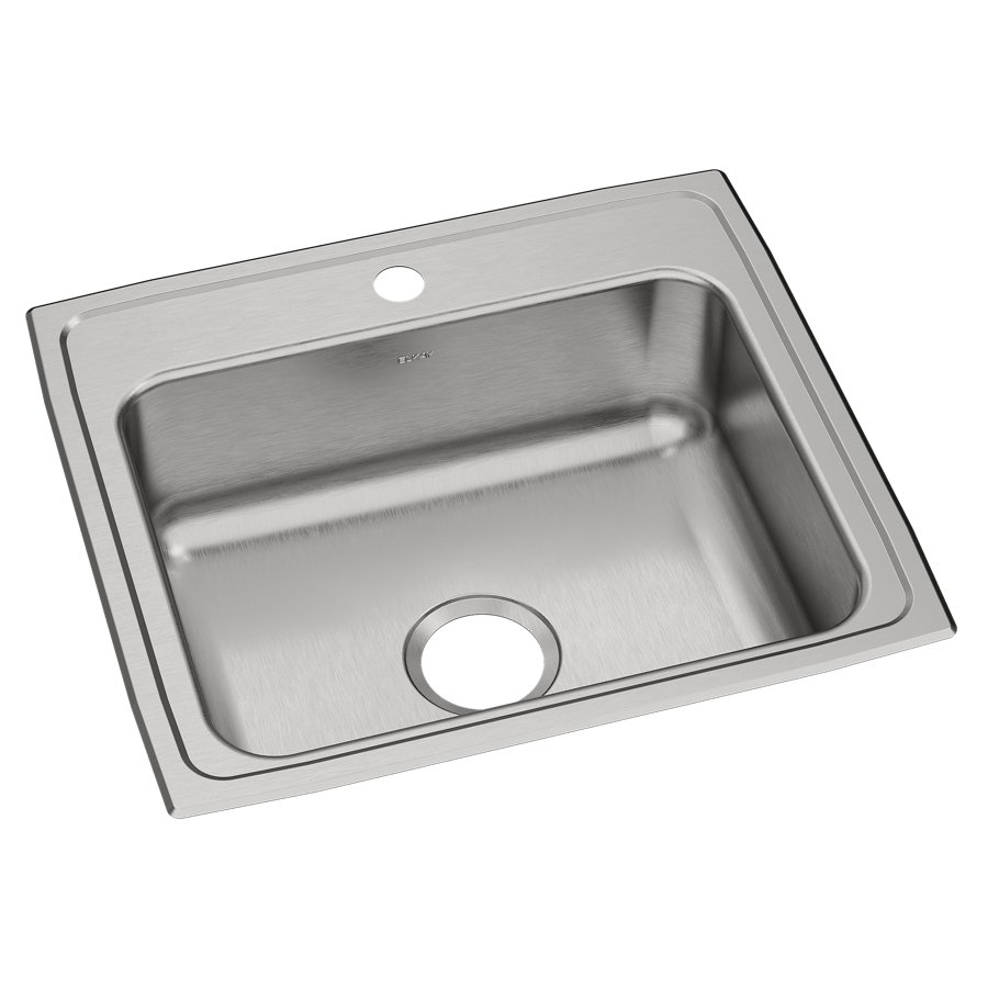 Celebrity® Stainless Steel 22" x 19-1/2" x 7-1/8" Single Bowl Drop-in Sink