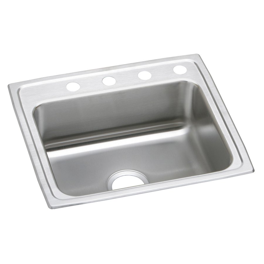 Celebrity® Stainless Steel 25" x 21-1/4" x 7-1/2" Single Bowl Drop-in Sink
