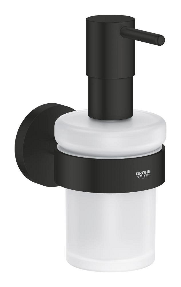 Soap dispenser with holder