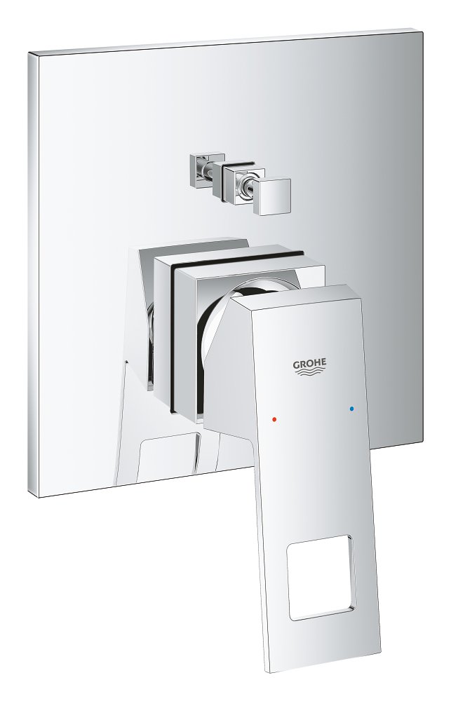 Single-lever mixer with 2-way diverter