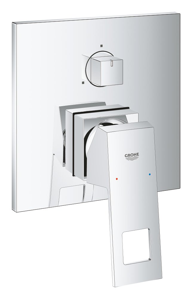 Single-lever mixer with 3-way diverter