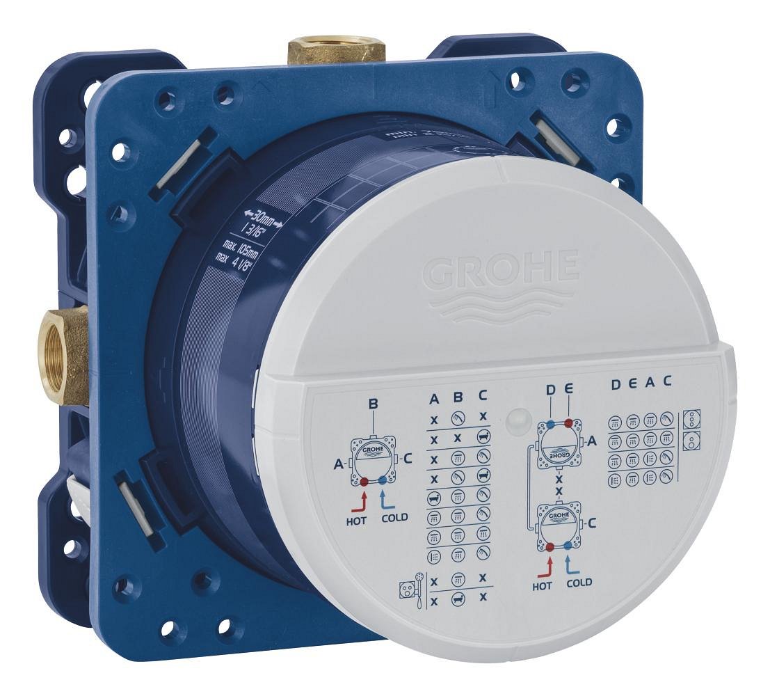 Universal rough-in box, 1/2"