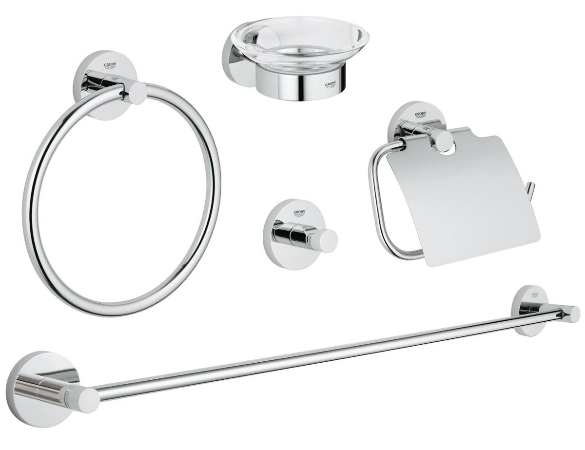 Master bathroom accessories set 5-in-1