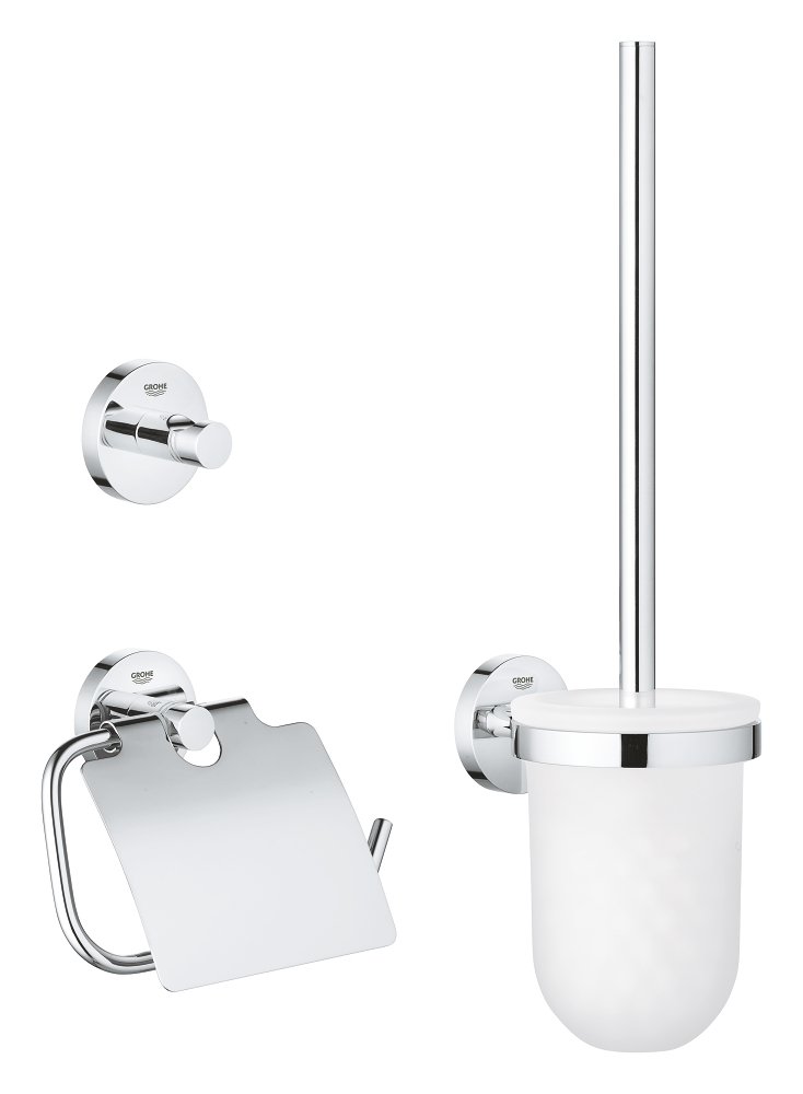 City restroom accessories set 3-in-1