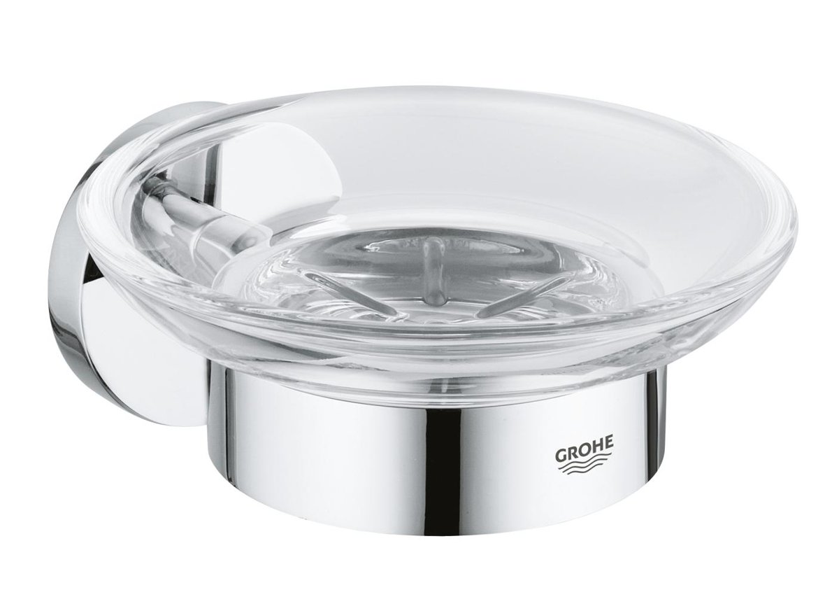 Soap dish with holder