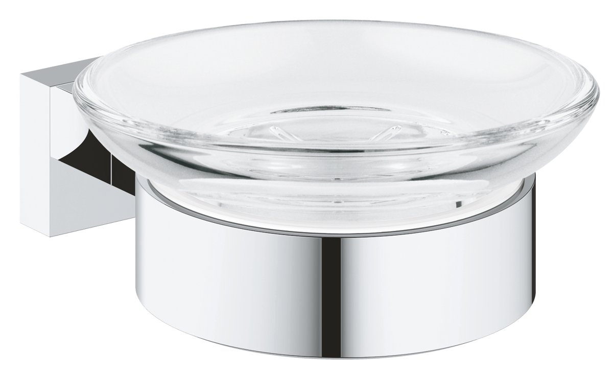 Soap dish with holder