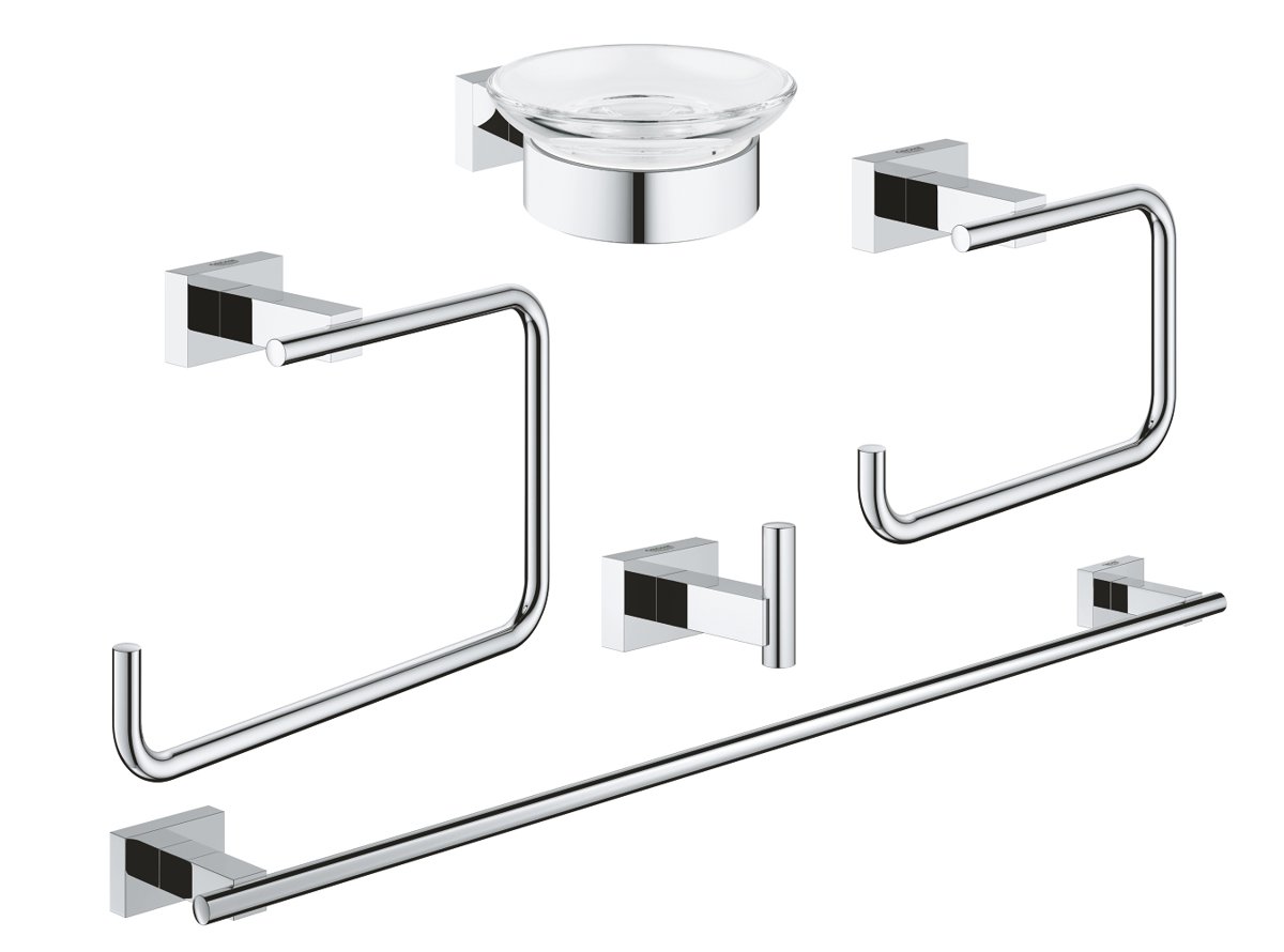 Master bathroom accessories set 5-in-1