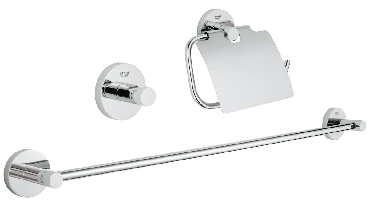 Guest bathroom accessories set 3-in-1